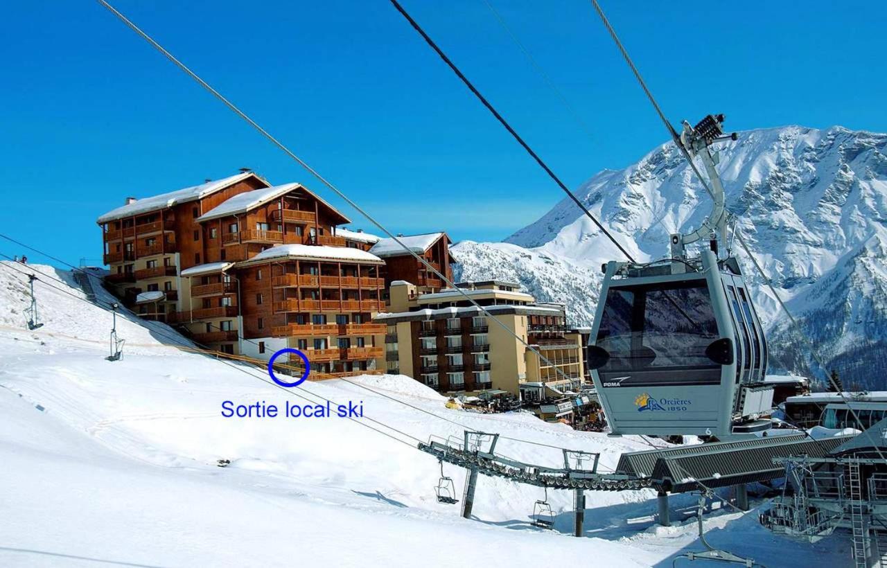 Appt T2 Cabine 4-6 Personnes Au Pied Des Pistes Orcières Dış mekan fotoğraf